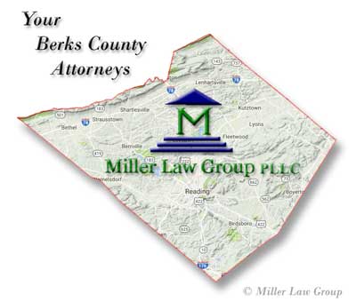 Berks County Attorneys Around Reading, PA Graphic
