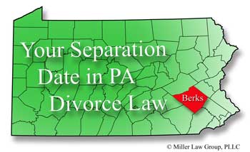 Separation Date in PA Divorce Law Graphic